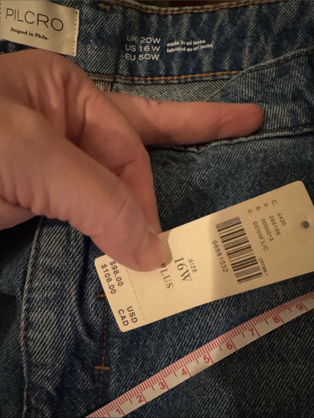 Anthropologie Pilcro Denim cut off Blue Jean Shorts - Picture 9 of 9